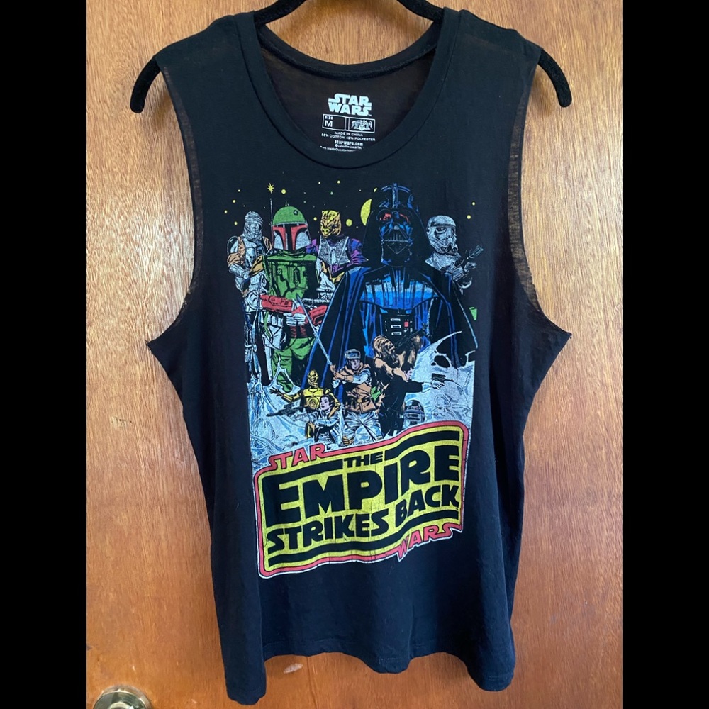 Urban Outfitters Star Wars Black Tank Top M